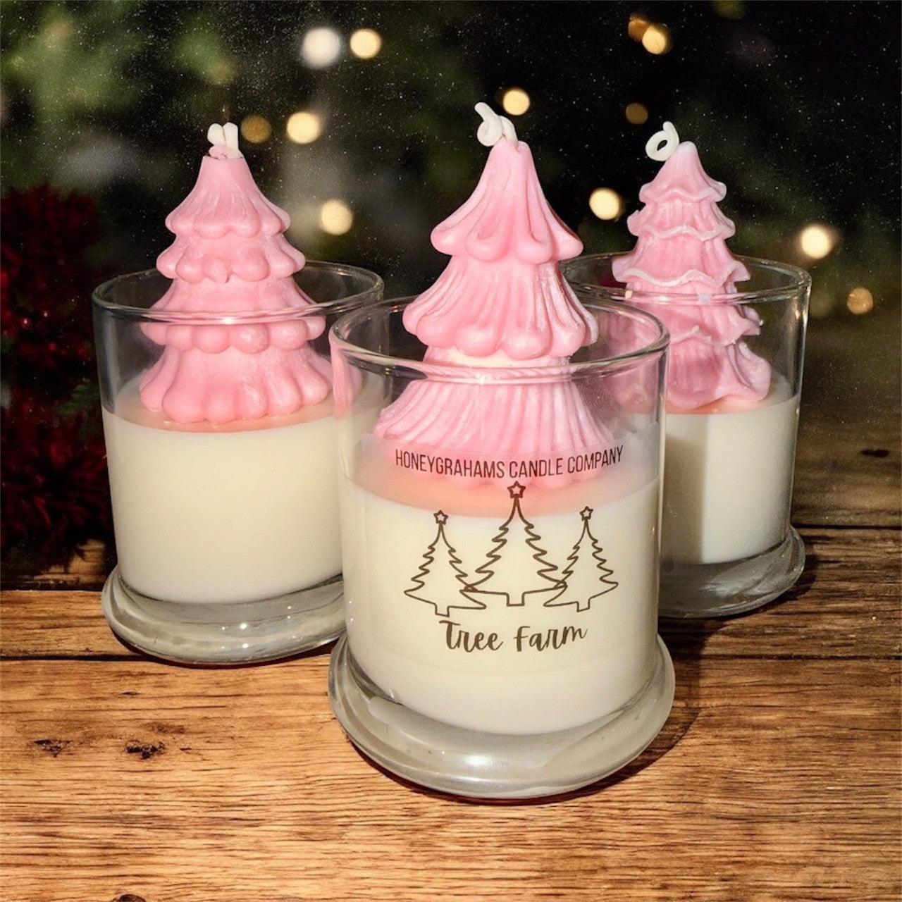 Pink Tree Farm Candle